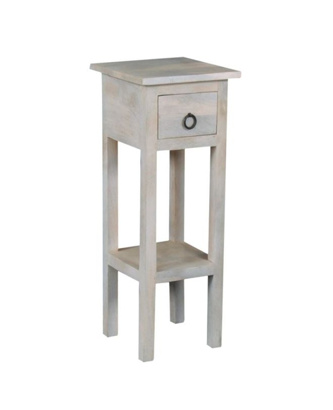 MAISON CLASSIC Έπιπλο Stand - Ξύλο Mango Antique Άσπρο