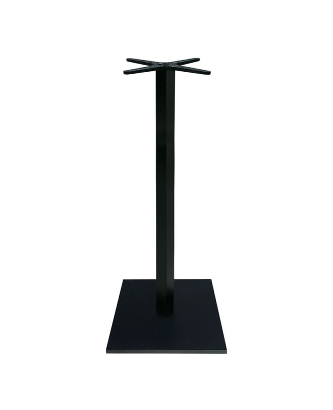 PRATO-W Βάση Τραπεζιού BAR 45x45cm H.93cm Μέταλλο Βαφή Μαύρο με Ρεγουλατόρο / 12,50Kg