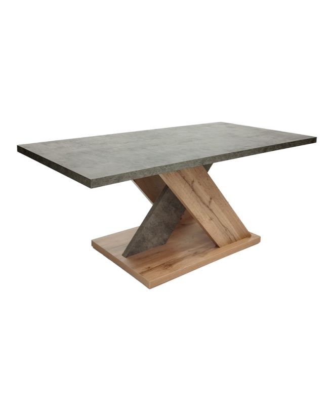 Τραπέζι σαλονιού Solange σε γκρι-sonoma απόχρωση 110x55x47.5εκ