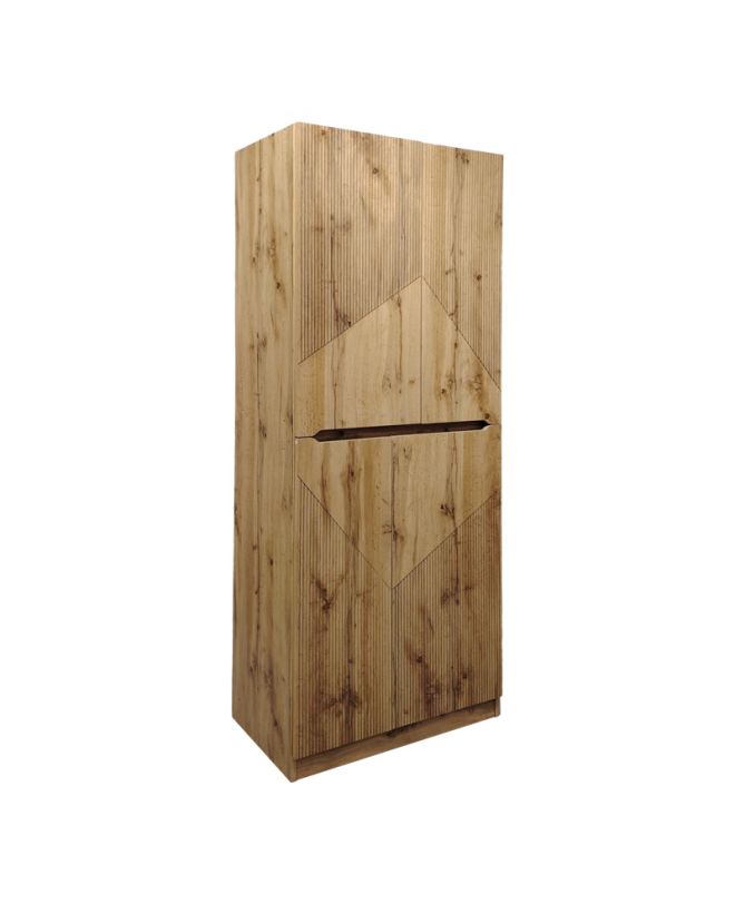 Παπουτσοθήκη-ντουλάπι Kebell σε oak απόχρωση 71x41.5x180.4εκ