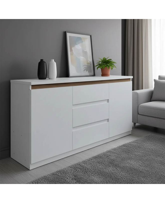 Μπουφές Chiemo λευκό 160x40x93.6εκ