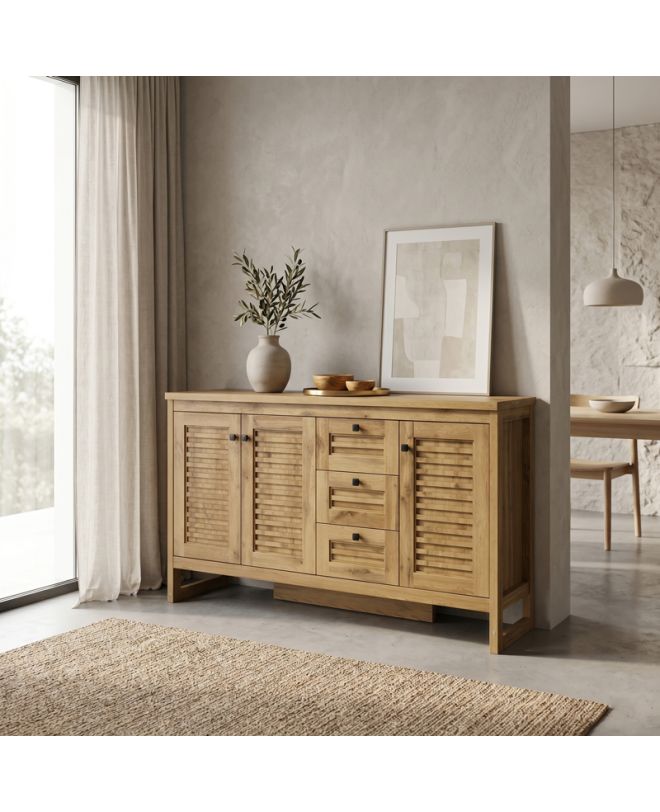 Μπουφές Beles sonoma 160x40x93.5εκ