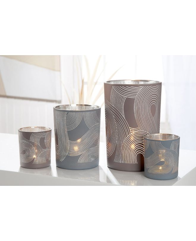 Θήκη Ρεσώ ArteLibre 'Geo' Γυαλί 8cm Σε 2 Χρώματα