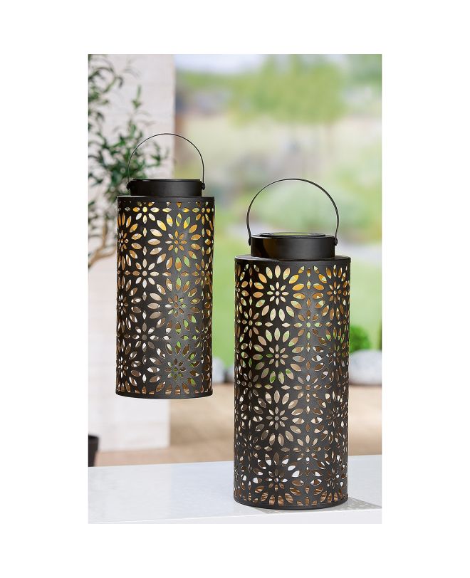 Φανάρι ArteLibre Ηλιακό LED Καφέ Μέταλλο 34cm