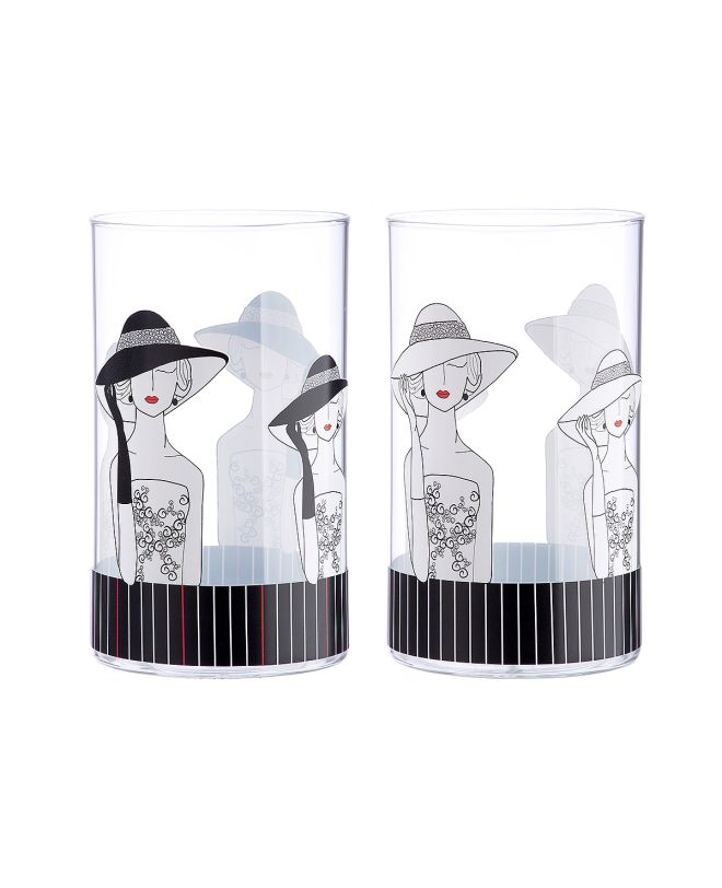 Θήκη Ρεσώ ArteLibre Γυναίκα Με Καπέλο Διάφανο Γυαλί 12cm