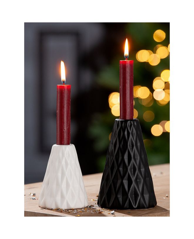 Κηροπήγιο ArteLibre Κώνος Κεραμικό 14.5cm Σε 2 Χρώματα