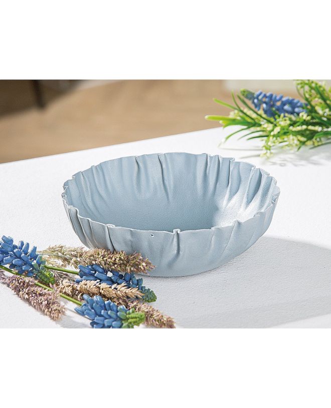 Βάζο ArteLibre Τσαλακωμένο Λευκό Μέταλλο 5cm