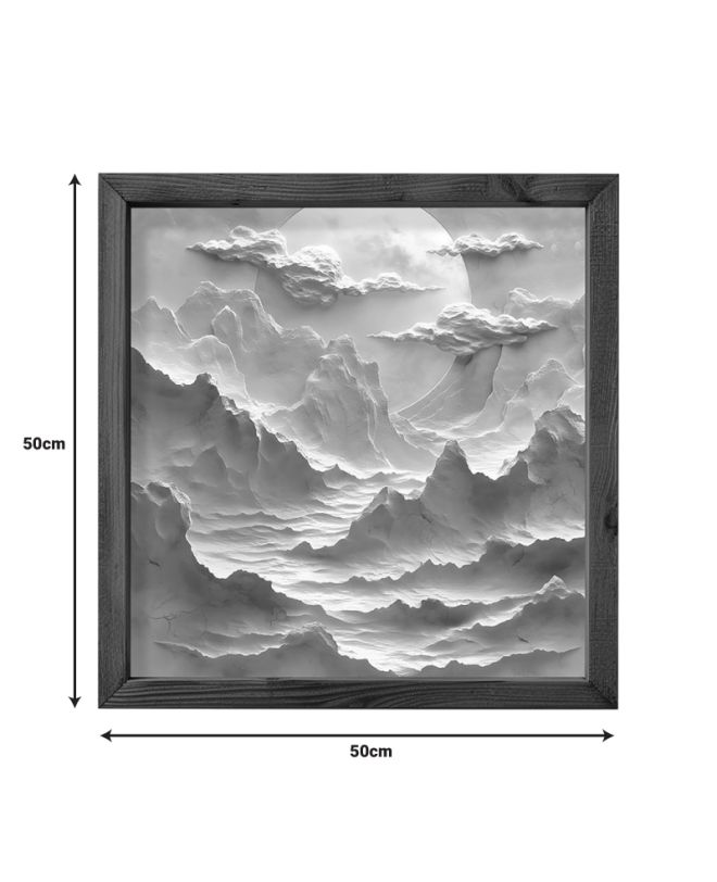 Πίνακας σε καμβά Jedia με ψηφιακή εκτύπωση 50x3.5x50εκ