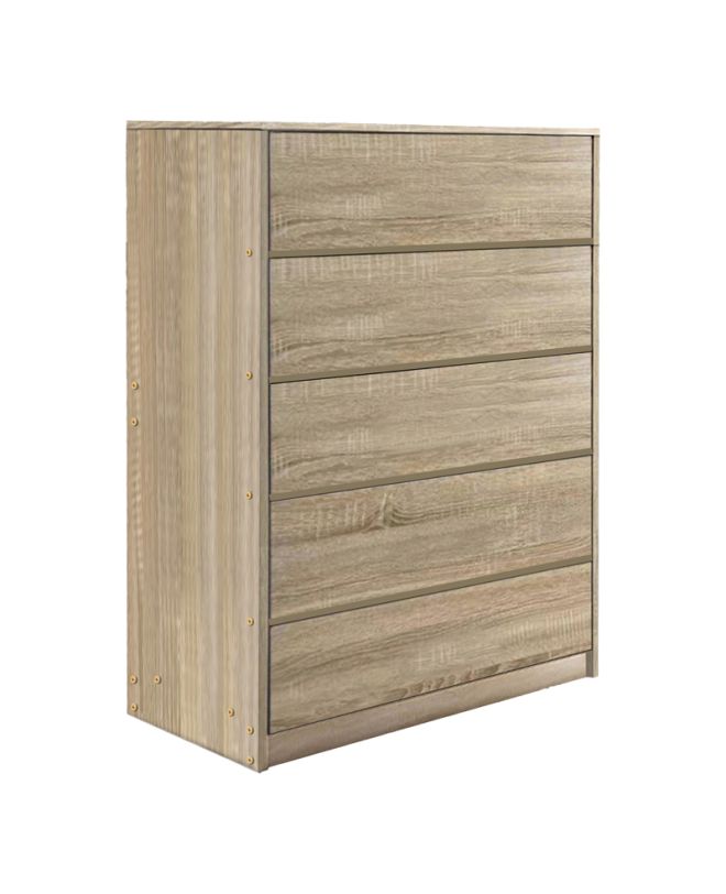 Συρταριέρα Kuanger mdf σε φυσική απόχρωση 80x40x109εκ
