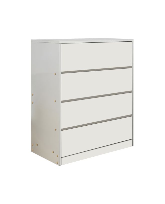 Συρταριέρα Kuanger mdf σε λευκή απόχρωση 80x40x89εκ