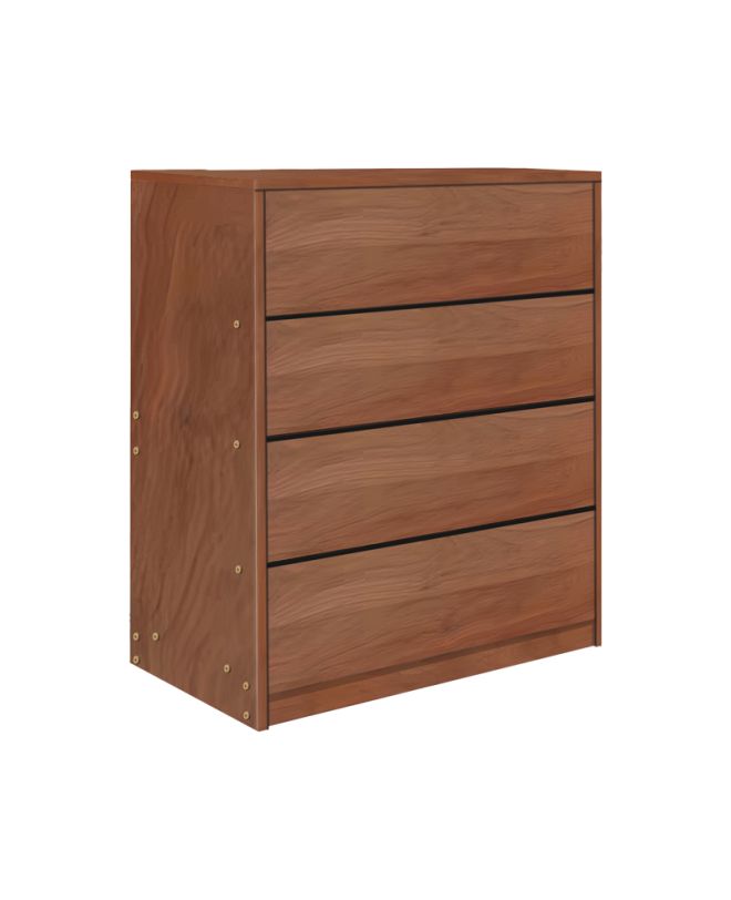 Συρταριέρα Kuanger mdf σε καρυδί απόχρωση 80x40x89εκ