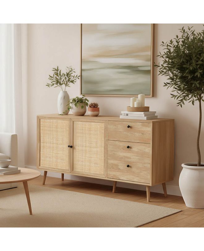 Μπουφές Oslo sonoma 150x39x79εκ