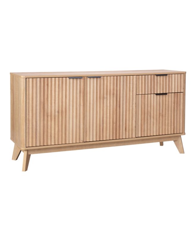 Μπουφές Hamea mdf σε φυσική απόχρωση 150x39,5x73εκ