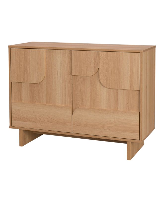 Μπουφές Jenfia mdf σε φυσική απόχρωση 101,2x39x75,5εκ
