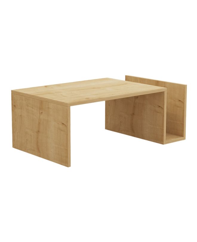 Τραπέζι σαλονιού Poko σε oak απόχρωση 86.8x50x32,4εκ