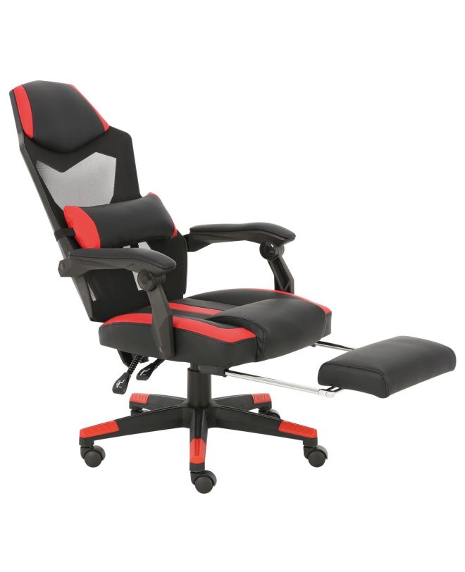 Καρέκλα Γραφείου ArteLibre Gaming ΙΟΥΛΙΑ Κόκκινο PVC 63x67x113-121cm