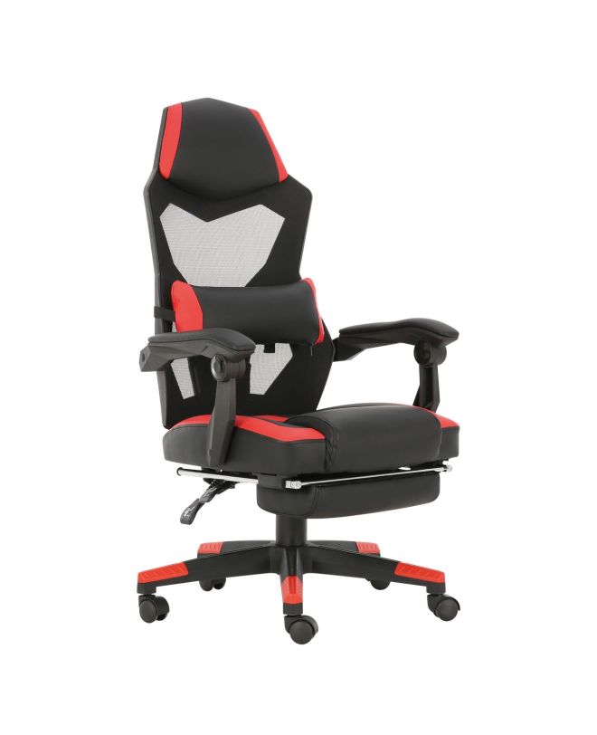 Καρέκλα Γραφείου ArteLibre Gaming ΙΟΥΛΙΑ Κόκκινο PVC 63x67x113-121cm