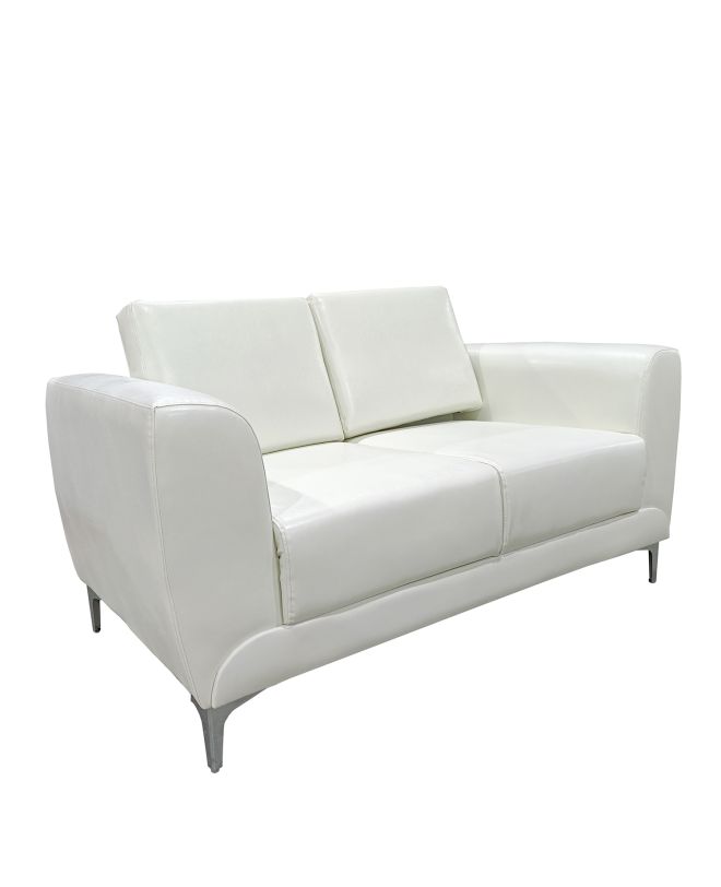 Καναπές Διθέσιος ArteLibre ELFRIC Λευκό PU 142x81x81cm