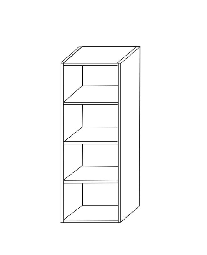 Ντουλάπα ArteLibre BEGONIA Φυσικό Χρώμα 42x30x106.2cm
