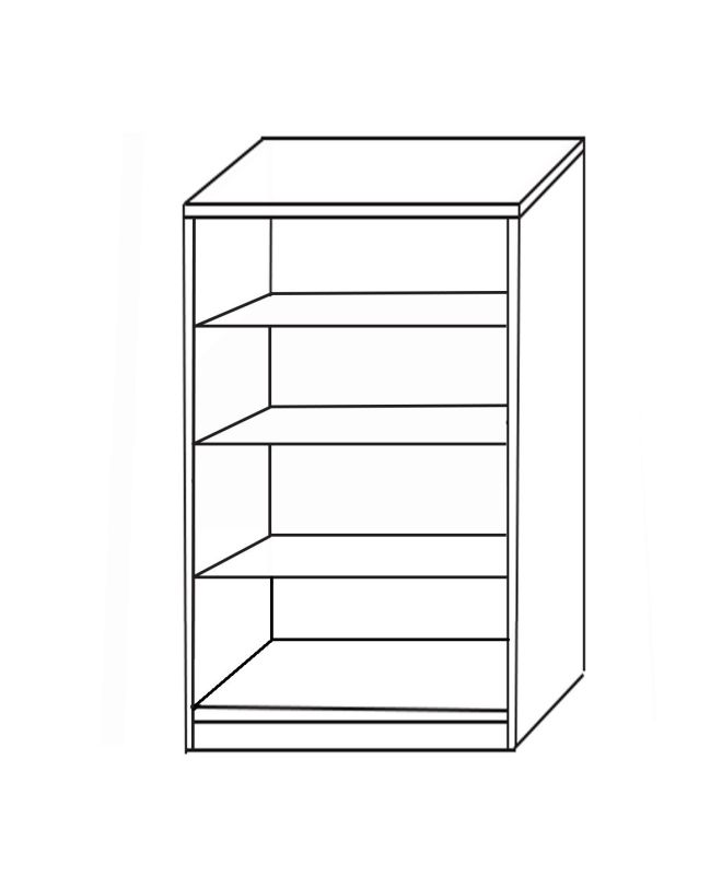 Συρταριέρα ArteLibre OCOLA Φυσικό Μελαμίνη 60x40x80cm