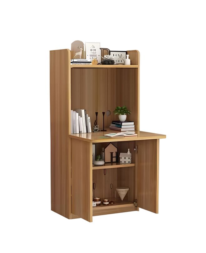 Γραφείο Πτυσσόμενο ArteLibre INDUS Φυσικό MDF/PU 80x30x131.5cm