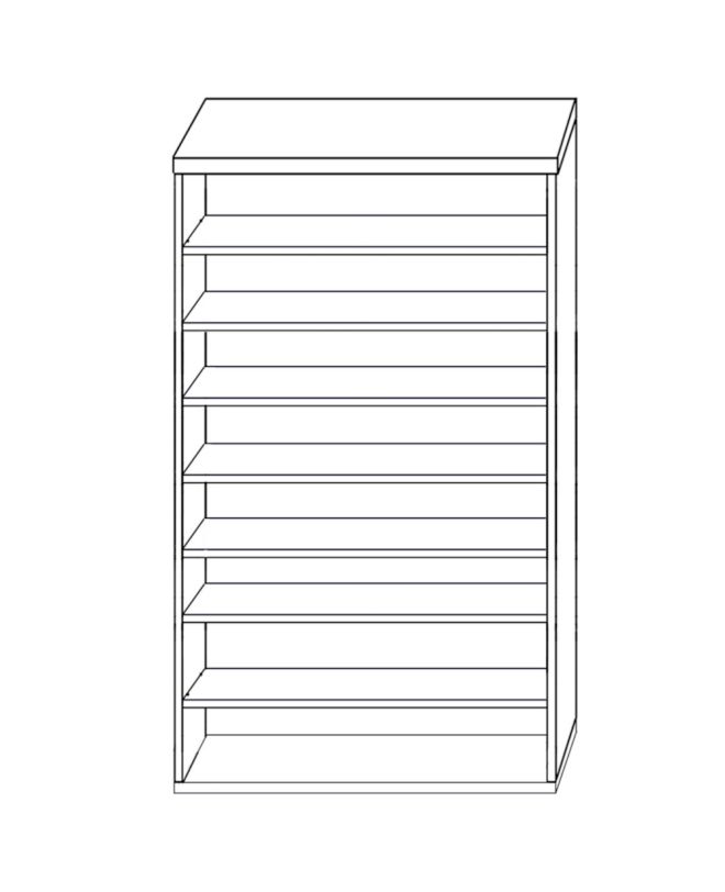 Παπουτσοθήκη ArteLibre OLIVIA Φυσικό Μοριοσανίδα/Μελαμίνη 60x32x180cm