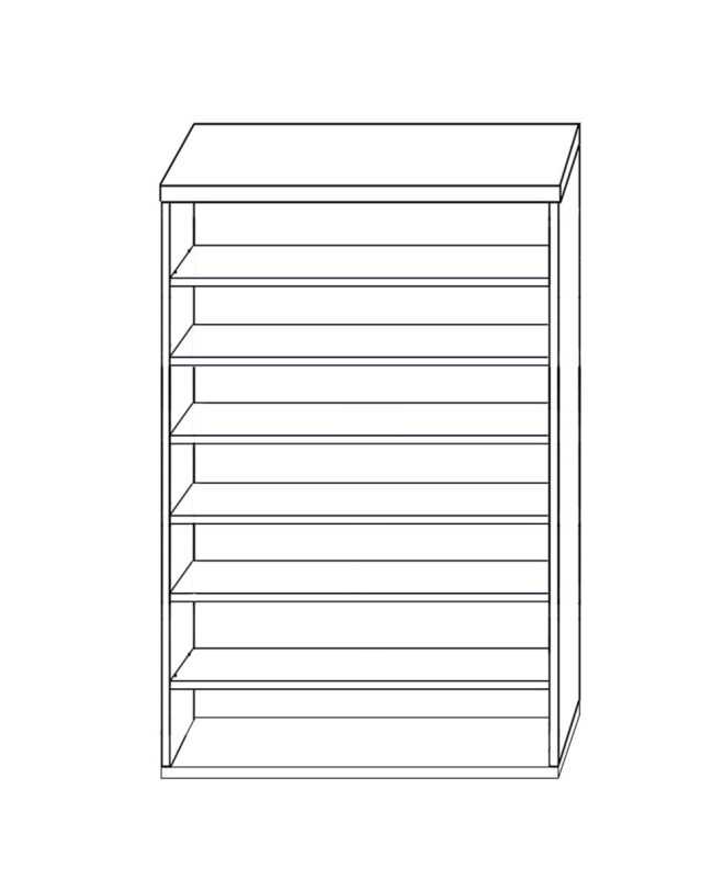 Παπουτσοθήκη ArteLibre SARA Φυσικό Μοριοσανίδα/Μελαμίνη 80x40x180cm