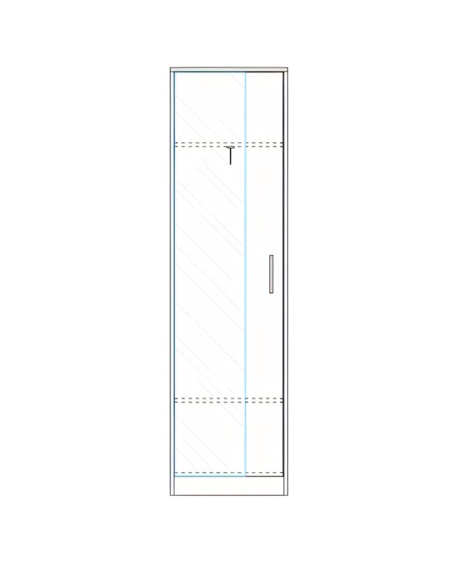 Ντουλάπα ArteLibre KINE Φυσικό Μοριοσανίδα 60x40x180cm