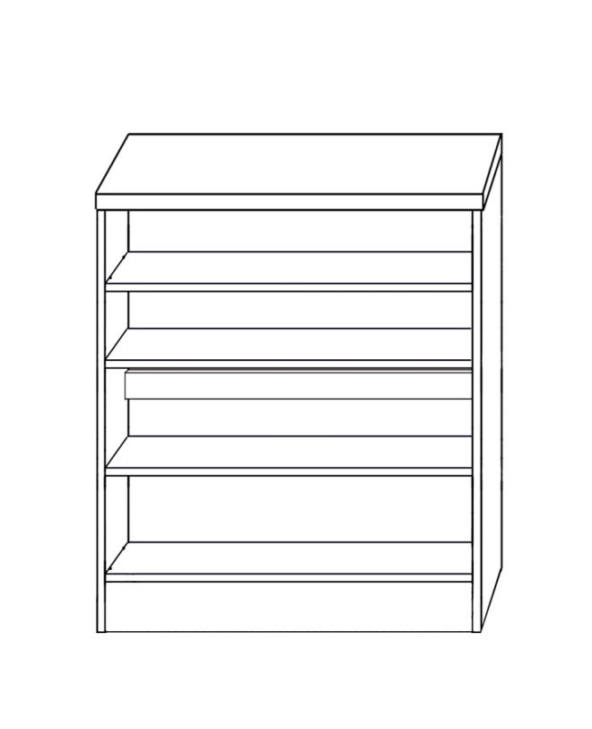 Παπουτσοθήκη ArteLibre HANNAH Φυσικό Μοριοσανίδα/Μελαμίνη 60x33x80cm