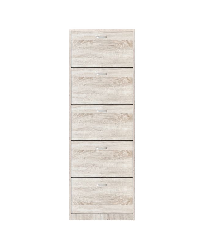 Παπουτσοθήκη ArteLibre GYDA Φυσικό Μοριοσανίδα/Μελαμίνη 60x20x182.5cm