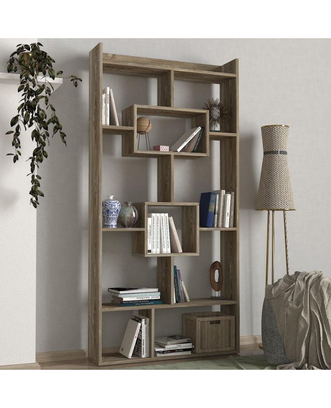 Βιβλιοθήκη ArteLibre Kinaros Sonoma 90x22x182cm