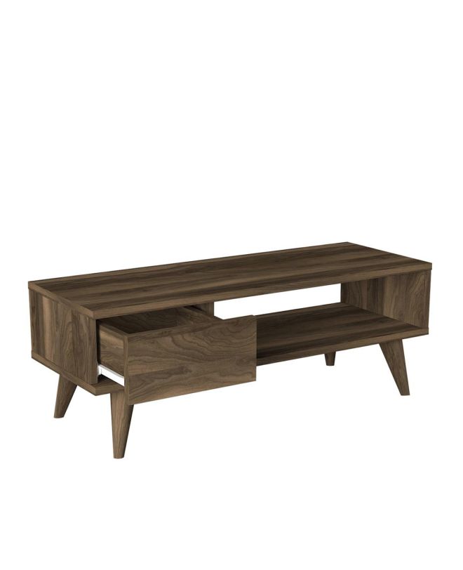 Έπιπλο Τηλεόρασης ArteLibre TELENDOS Καρυδί Μοριοσανίδα/Μελαμίνη 90x30x33cm