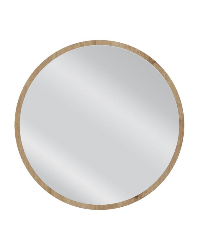 Καθρέπτης Τοίχου ArteLibre MAKUR Φυσικό Μοριοσανίδα/Γυαλί 60x60cm