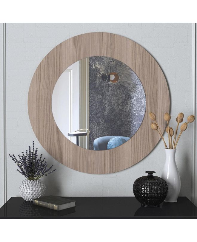 Καθρέπτης Τοίχου ArteLibre AASI Cordoba Μοριοσανίδα/Γυαλί 90x90cm