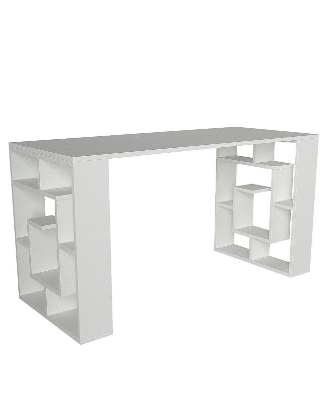 Γραφείο ArteLibre LINE Λευκό Μοριοσανίδα/Μελαμίνη 140x60x74cm