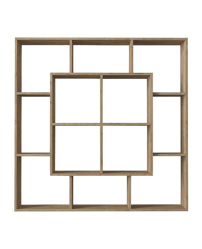 Βιβλιοθήκη ArteLibre NISIROS Φυσικό Μοριοσανίδα/Μελαμίνη 136x22x136cm