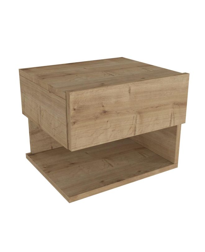 Κομοδίνο ArteLibre ABELL Φυσικό Μοριοσανίδα/Μελαμίνη 40x35x32cm