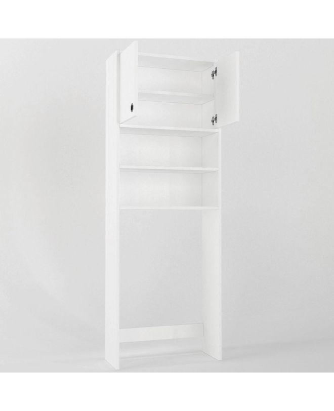 Έπιπλο Πλυντηρίου ArteLibre ABETTI Λευκό Μοριοσανίδα/Μελαμίνη 65x25x180cm