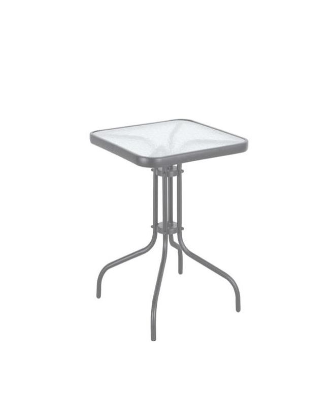 Τραπέζι Μεταλλικό ArteLibre MARS Γκρι 60x60x70cm