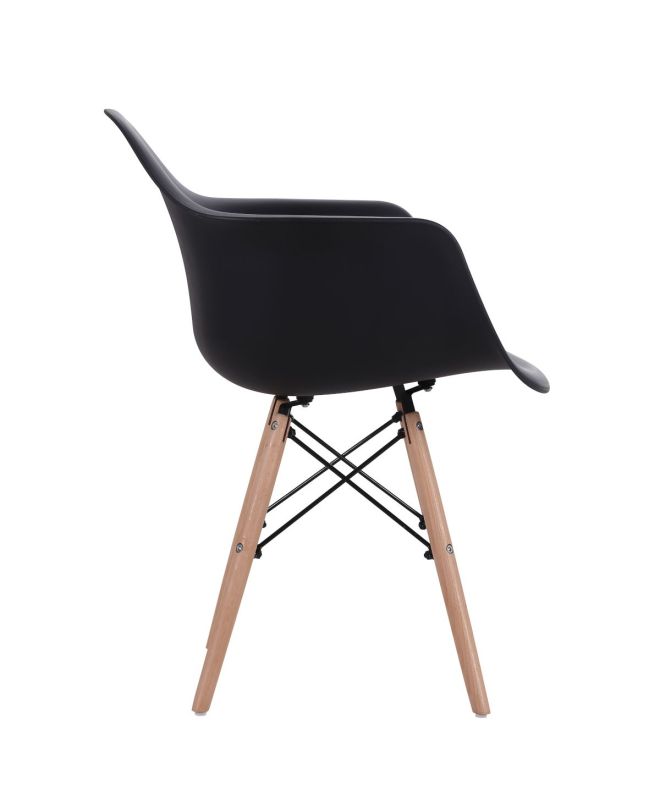 Καρέκλα ArteLibre CORYLUS Μαύρο PP 60x60x80cm