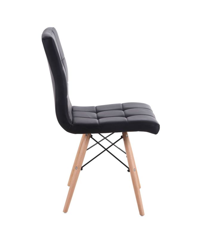 Καρέκλα ArteLibre CUPPLESSUS Μαύρο PU 43x55x86cm