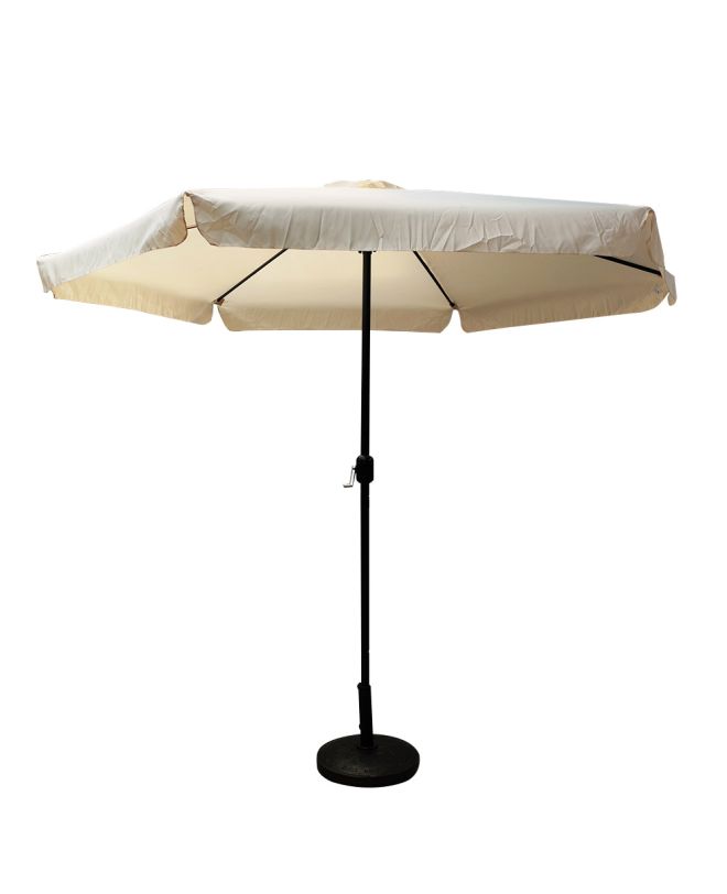 Ομπρέλα Κήπου ArteLibre GRENADINE Μπεζ/Μαύρο Αλουμίνιο/Ύφασμα Φ3x2.45m