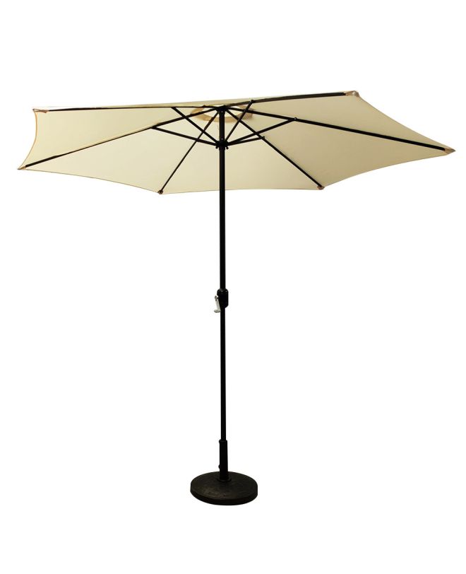 Ομπρέλα Κήπου ArteLibre HOWE Μπεζ/Μαύρο Αλουμίνιο/Ύφασμα Φ3x2.45m
