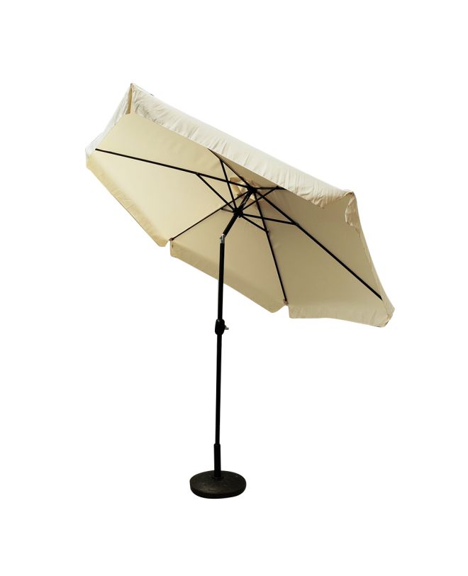 Ομπρέλα Κήπου ArteLibre ANAMI Μπεζ/Μαύρο Αλουμίνιο/Ύφασμα Φ3x2.45m