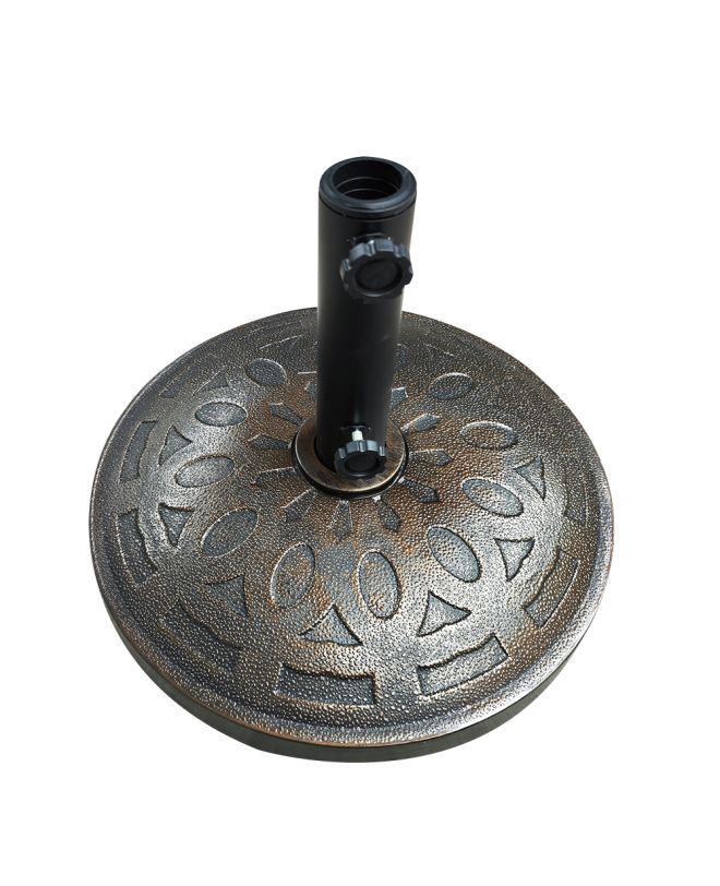 Βάση Ομπρέλας ArteLibre SOCOTRA 15kg Μαύρο Τσιμέντο/Πλαστικό 48x8cm