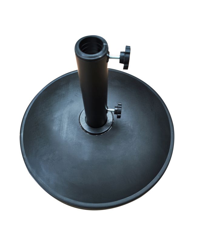 Βάση Ομπρέλας ArteLibre RUGEN 12kg Μαύρο Τσιμέντο/Πλαστικό 45x6cm