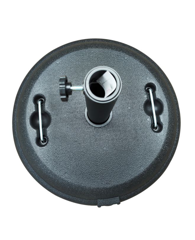 Βάση Ομπρέλας KODIAK 22kg Μαύρο Τσιμέντο/Πλαστικό 46.5x33cm