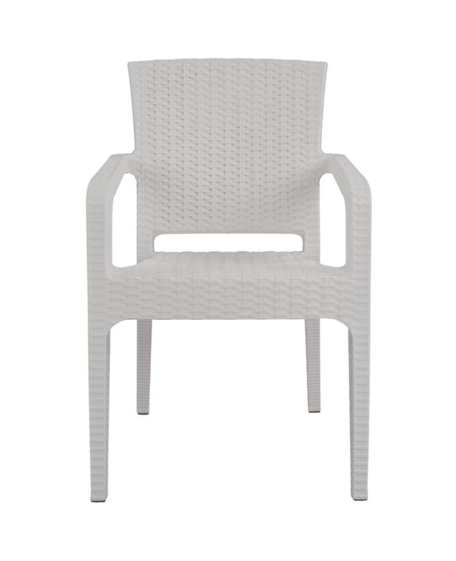 Καρέκλα Κήπου ArteLibre Λευκό Rattan 58x55x87cm