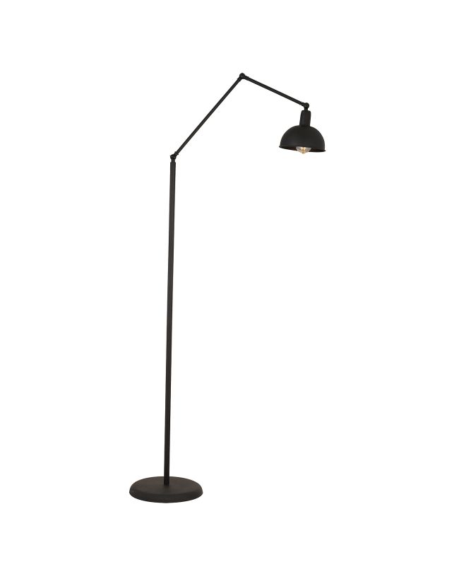 Φωτιστικό Δαπέδου ArteLibre GEMINI Μαύρο Μέταλλο 30x177cm