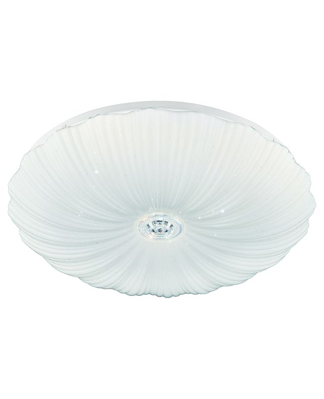 Φωτιστικό Οροφής LED ArteLibre LEPUS Λευκό Μέταλλο/Γυαλί 40x40cm